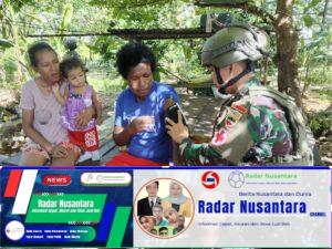 Peduli Kesehatan Masyarakat, Satgas Yonif 131/BRS Berikan Pelayanan Kesehatan Gratis di Perbatasan Papua