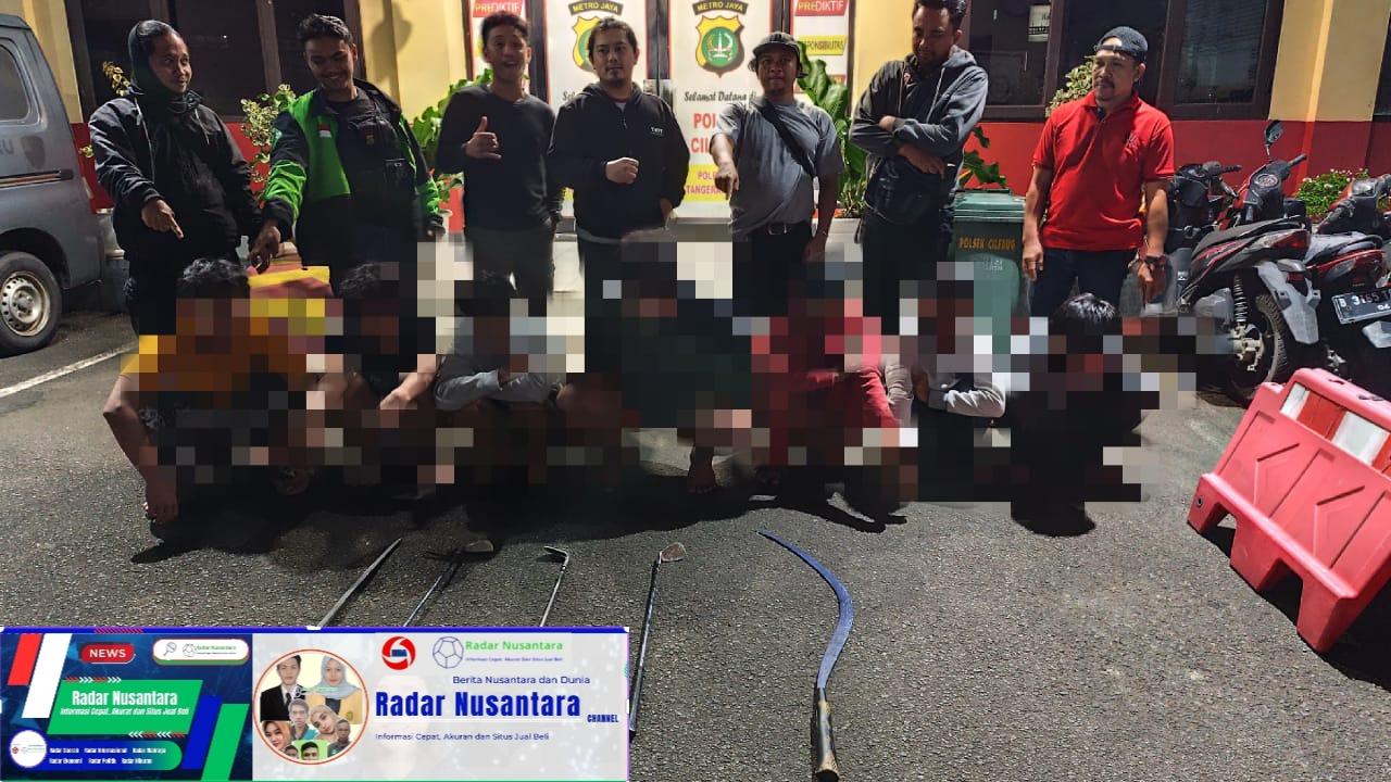 Respon Cepat Polsek Ciledug Gagalkan Rencana Tawuran Remaja di Cipadu, Tangerang