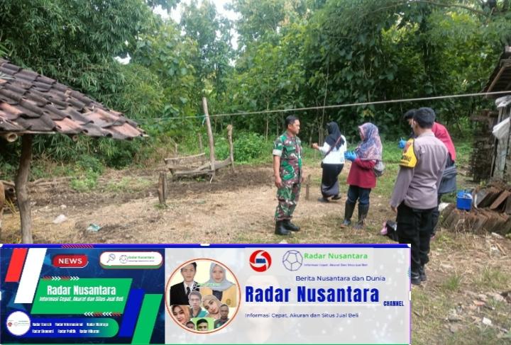 Babinsa Karanggede Kawal Vaksinasi PMK di Desa Bangkok