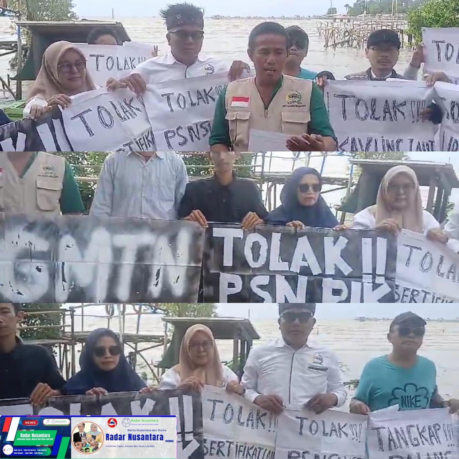 Gabungan Masyarakat Tangerang Nyatakan Sikap Tolak PIK 2, Sekjen Gamata: Laut, Pantai dan Sempadan Pantai adalah Ruang Publik Milik Rakyat