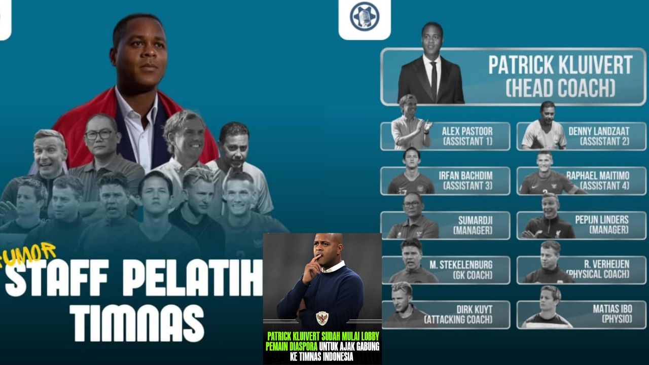 Patrick Kluivert Sudah Mulai Lobi Pemain Diaspora Untuk Ajak Gabung Ke TIMNAS Indonesia
