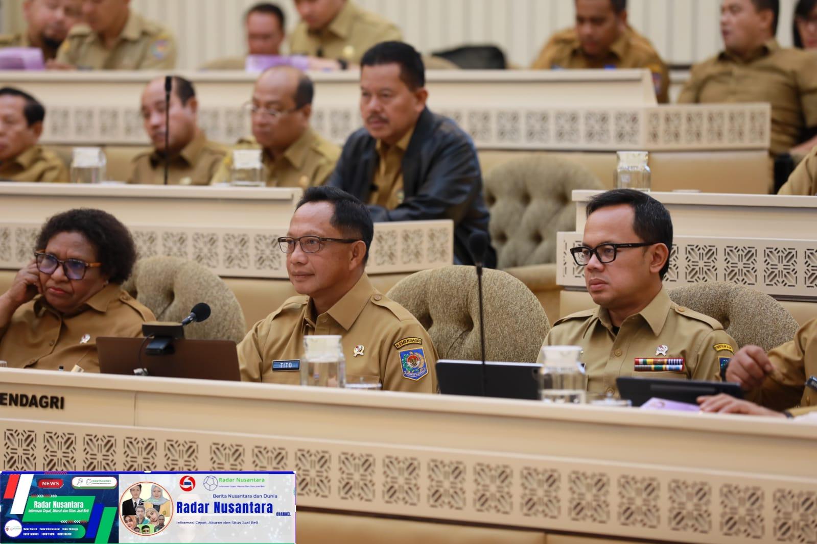 Rapat dengan DPR RI, Mendagri: Realisasi Kemendagri dan BNPP Tahun 2024 di Atas Rerata Nasional