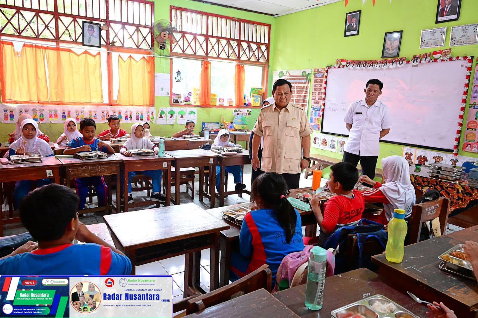Presiden Prabowo Tinjau Langsung Program Makan Bergizi Gratis