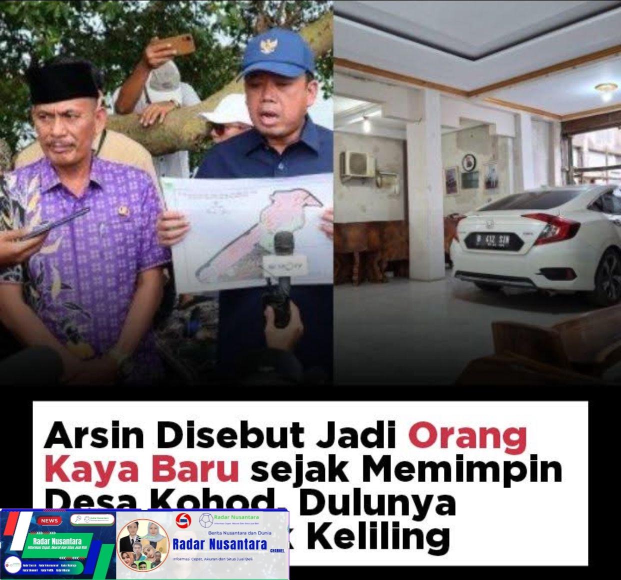 Arsin Disebut Jadi Orang Kaya Baru Sejakk Memimpin Kohod, Dulunya Tukang Bank Keliling