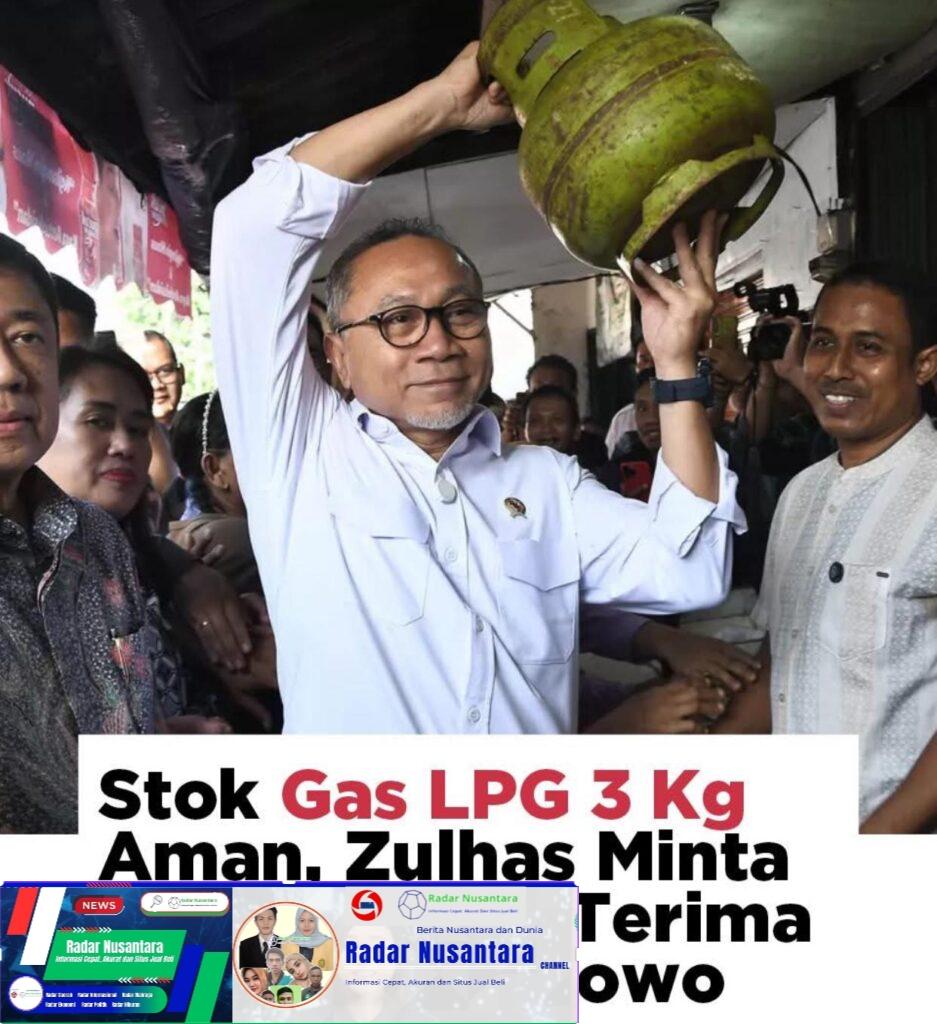 Stok Gas LPG 3 Kg Aman, Zulhas Minta Ibu-ibu Ucap Terimakasih Ke Prabowo