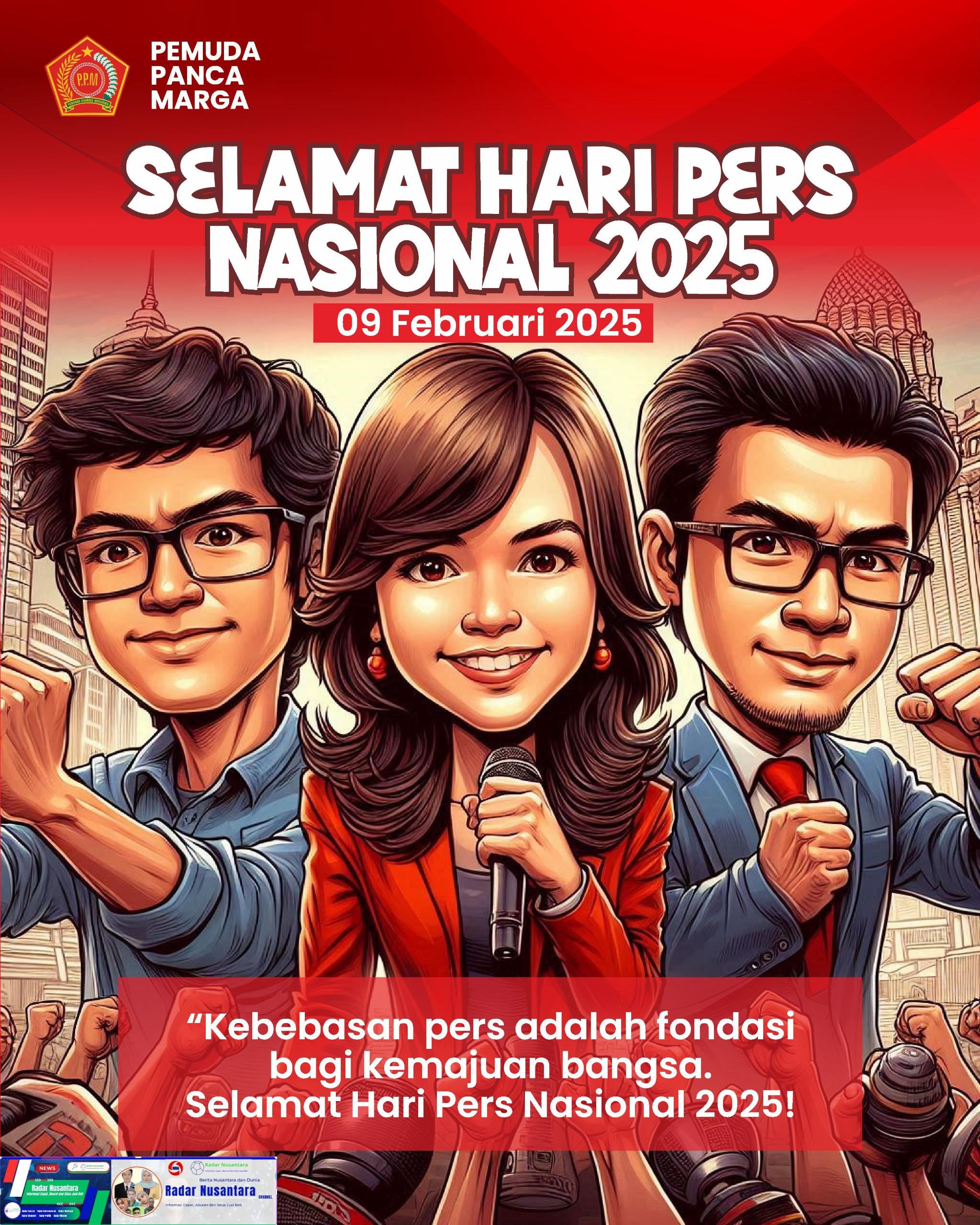 Pemuda Panca Marga Dukung Pers Independen untuk Kemajuan Bangsa di Hari Pers Nasional