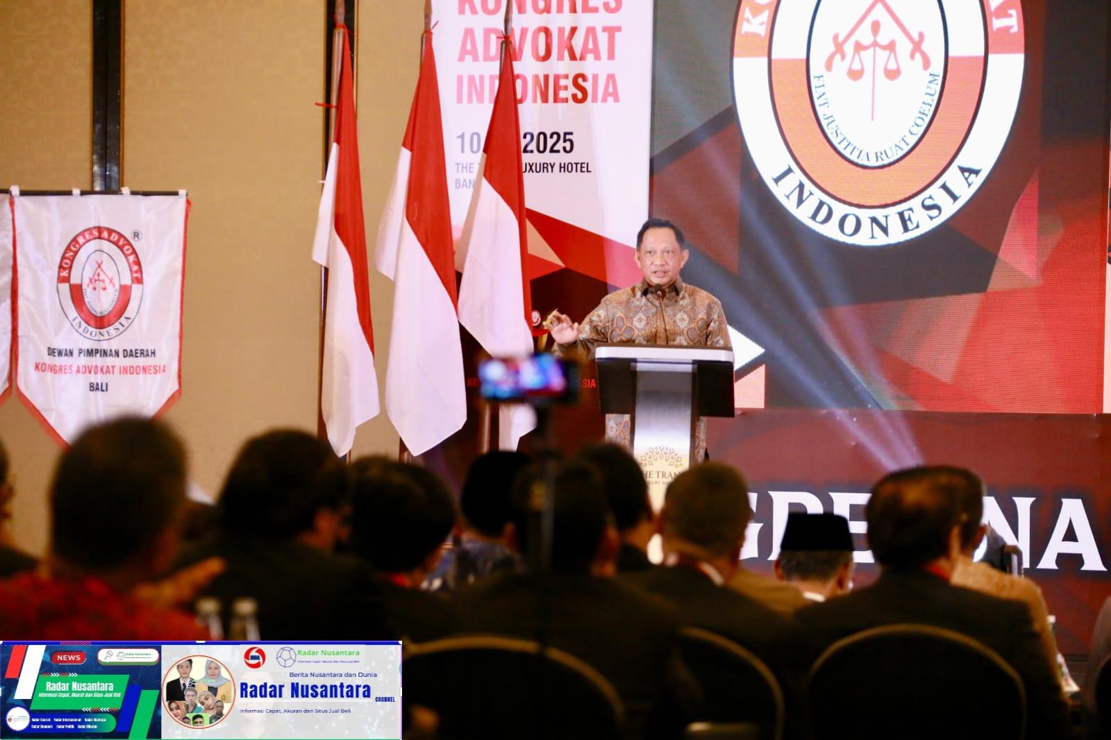 Mendagri Harap Advokat Mampu Junjung Tinggi Profesionalisme