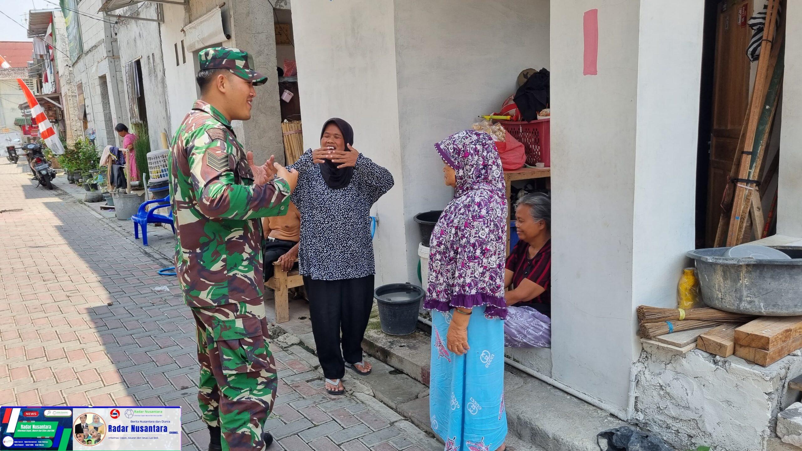 Melalui Komsos Babinsa Tipes Jalin Kedekatan dengan warga Binaan