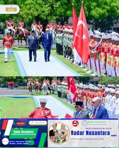 Presiden Prabowo Sambut Presiden Erdogan Dengan Upacara Kenegaraan di Istana