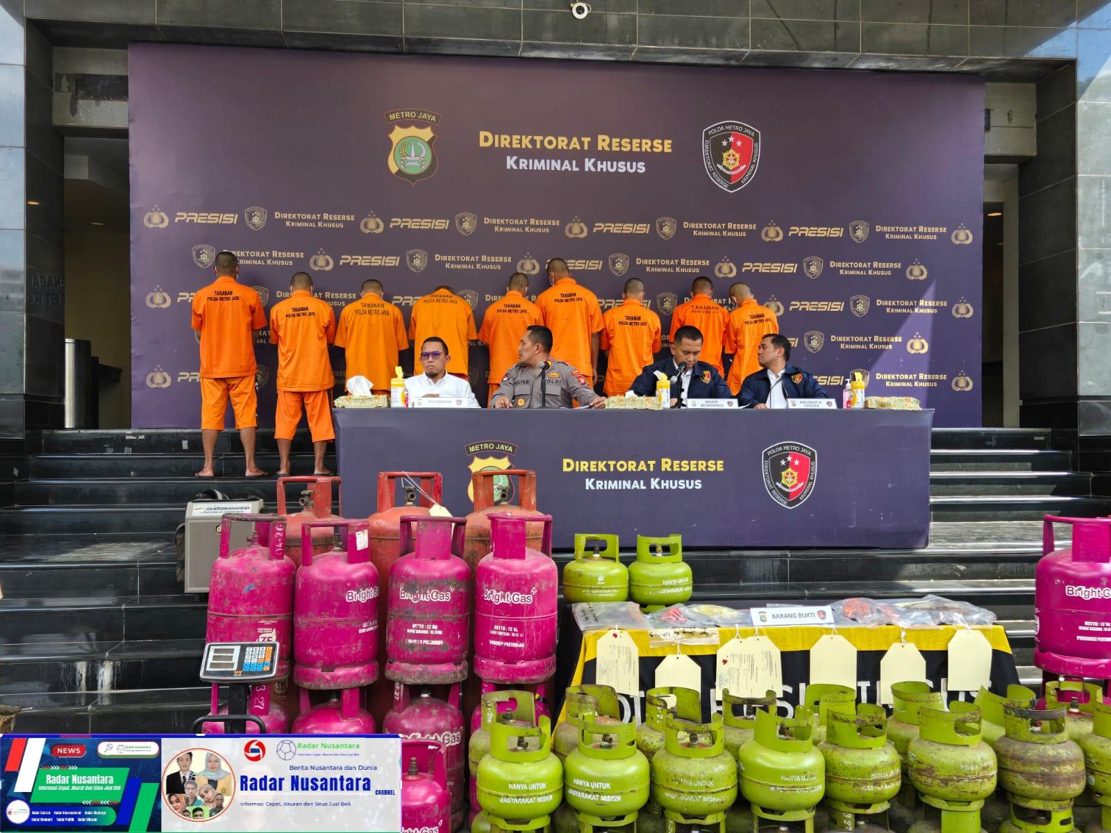 Polisi Ungkap Kasus Pengoplosan Gas Elpiji di Bekasi dan Jakarta