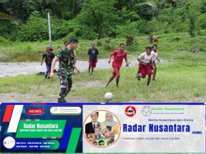 Tingkatkan Semangat Belajar Siswa, Satgas Yonif 131/BRS Menjadi Guru Bantu Di Perbatasan Papua
