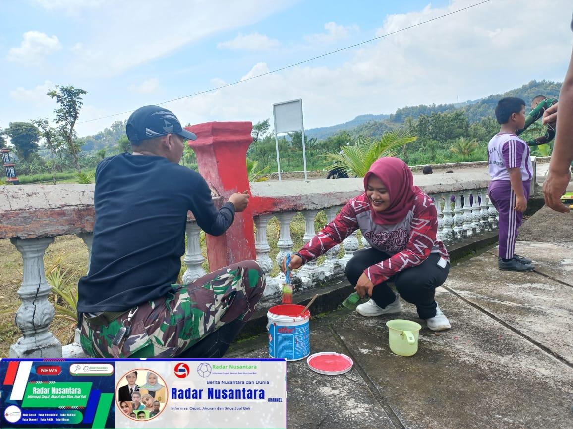 Koramil Wonosegoro Dan Warga Kalinanas Antusias Sambut TMMD ke-123 Tahun 2025
