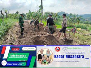 Pra TMMD Personil Satgas Aktif Di Lokasi Sasaran Fisik