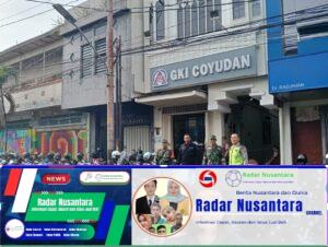 Babinsa Jayengan dan Piket Koramil 03 Serengan, Amankan Ibadah Minggu