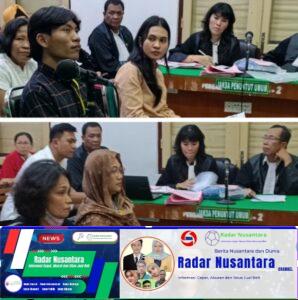 Diduga kesaksian Erika br Siringoringo tidak sesuai dengan rekaman cctv