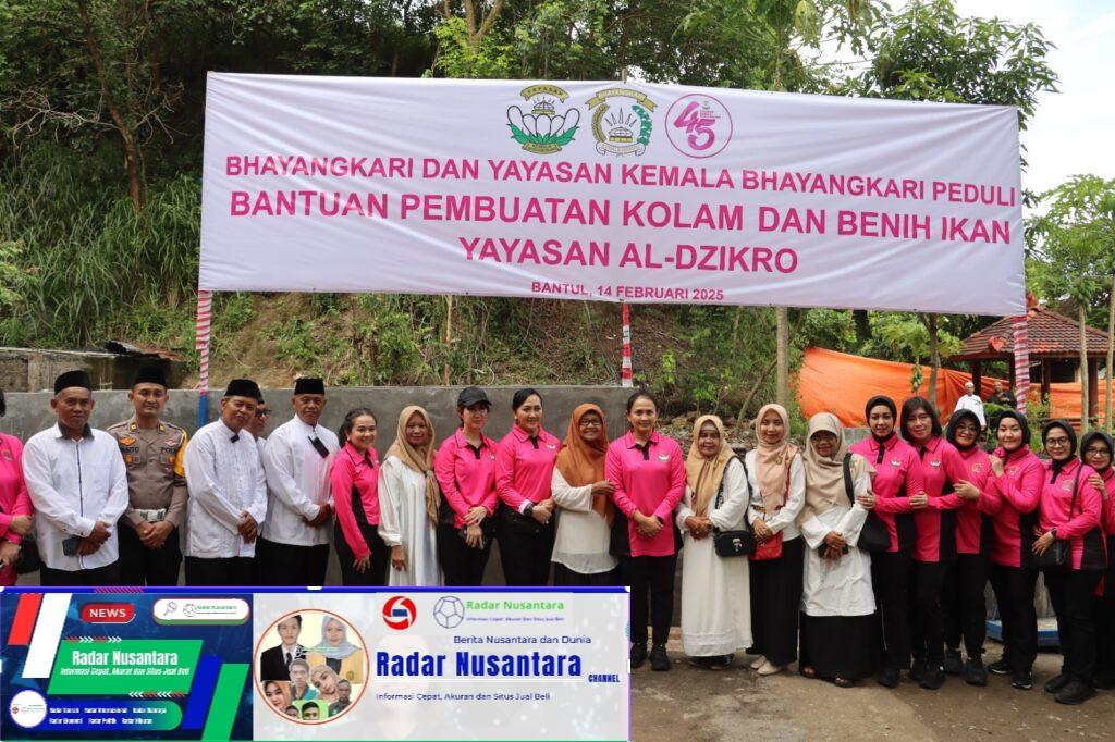 Yayasan Kemala Bhayangkari Gelar Bakti Sosial Sekaligus Kegiatan Dukung Ketahanan Pangan