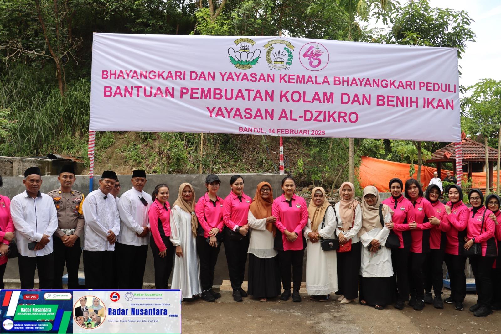 Yayasan Kemala Bhayangkari Gelar Bakti Sosial Sekaligus Kegiatan Dukung Ketahanan Pangan