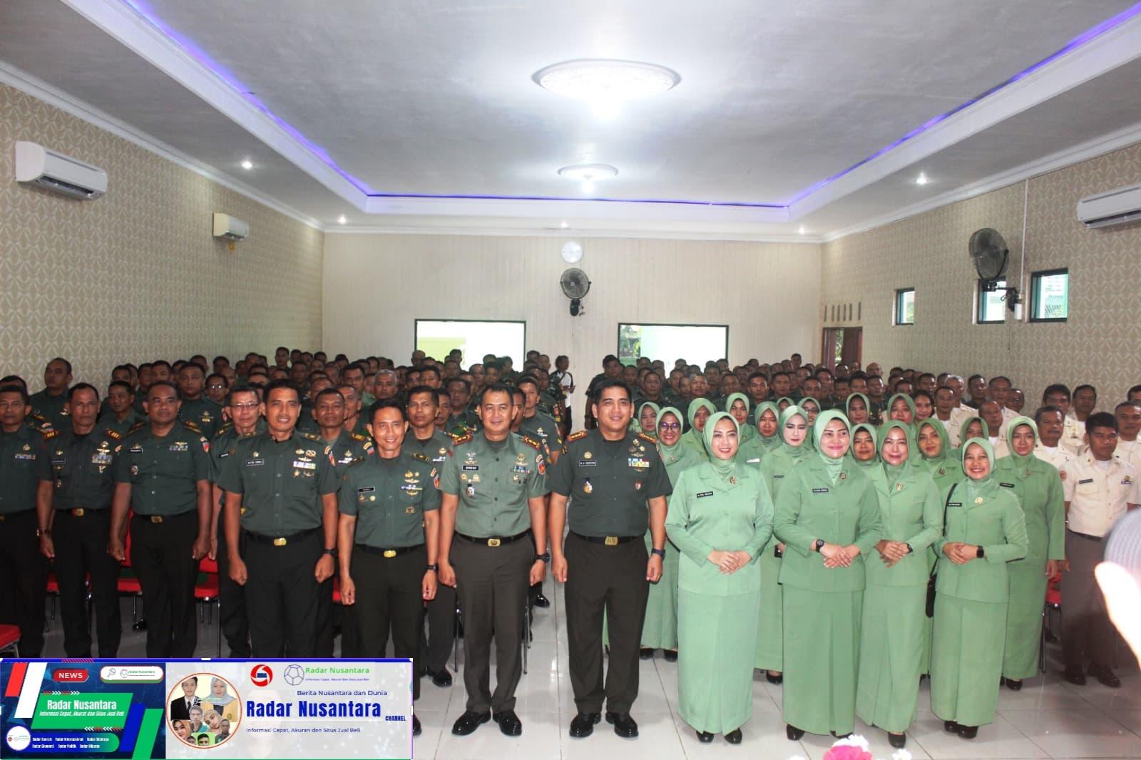 Danrem 074 Instruksikan Dukung Program Pemerintah Termasuk Ketahanan Pangan