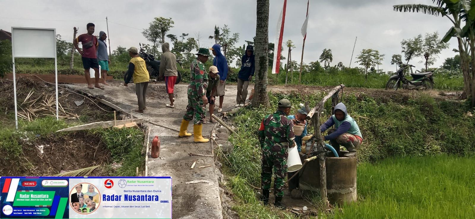 Satgas TMMD Pastikan Kebutuhan Air Sasaran Fisik Tanpa Kendala