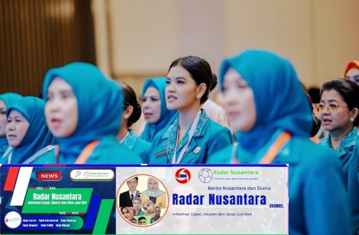 FOTO : 1 - 5 : Ketua Umum Tim Penggerak Pemberdayaan dan Kesejahteraan Keluarga (TP PKK) dan Tim Pembina Posyandu Pusat Tri Tito Karnavian melantik Kahiyang Ayu sebagai Ketua TP PKK dan Tim Pembina Posyandu Provinsi Sumut Periode 2025-20230 bersama Ketua TP PKK dan Tim Pembina Posyandu Provinsi se Indonesia