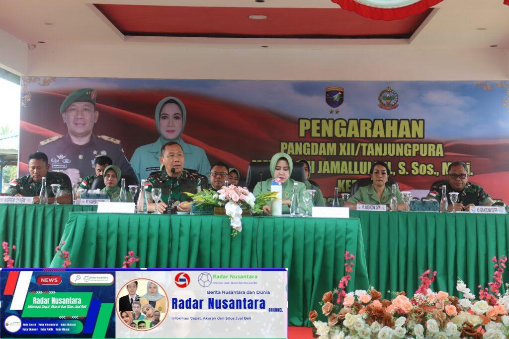 Akhiri Kunjungan Kerja Di Kapuas Hulu, Pangdam XII/Tpr Kunjungi Kodim 1206/Psb