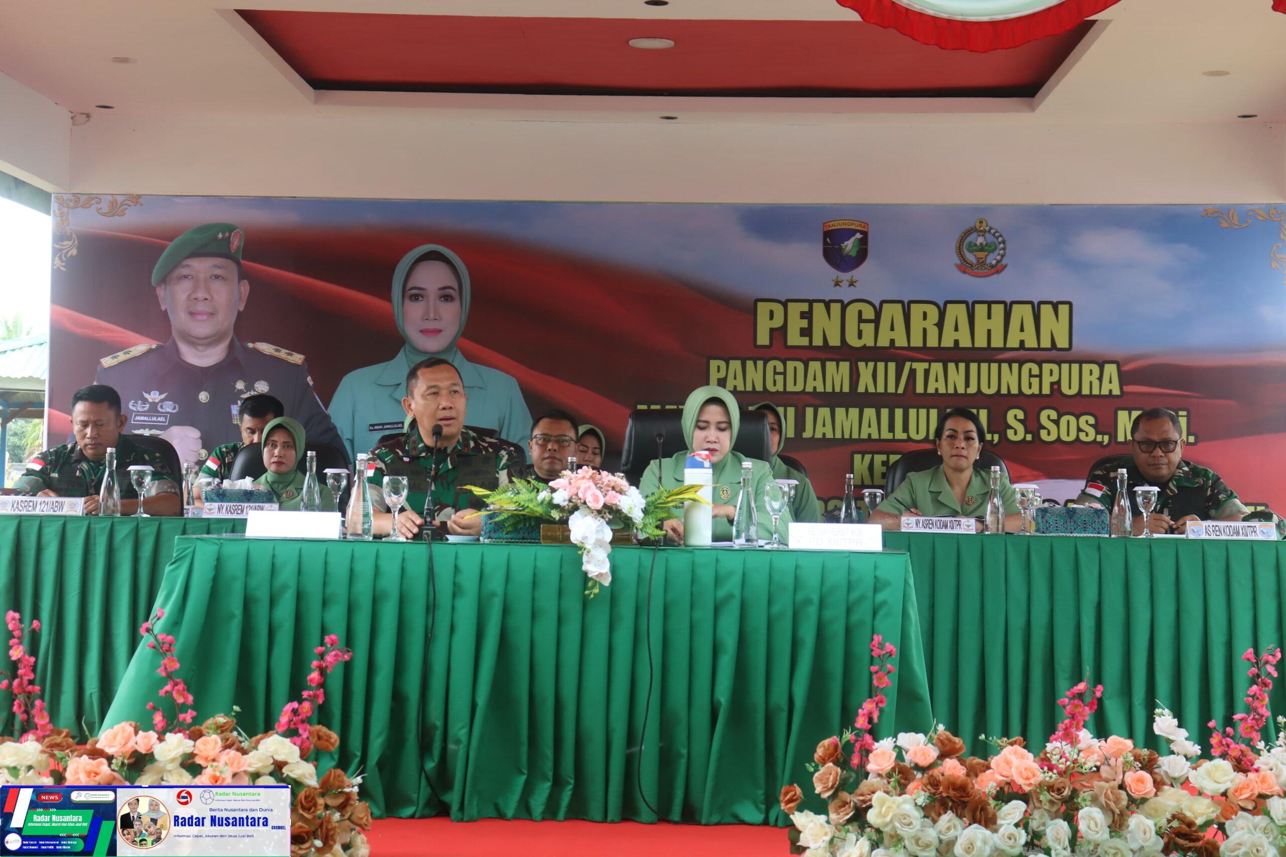 Akhiri Kunjungan Kerja Di Kapuas Hulu, Pangdam XII/Tpr Kunjungi Kodim 1206/Psb