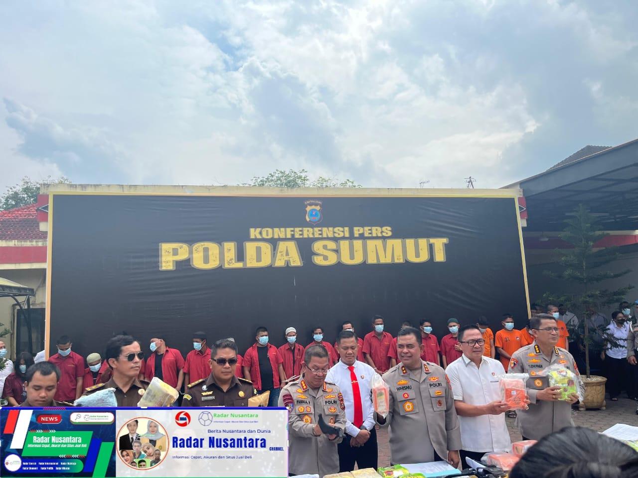 Jaringan Narkoba Internasional Hingga Bandar Bersenjata Dibongkar Polda Sumut