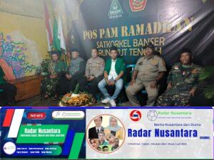 Kapolsek Gunung Anyar Hadiri Pembukaan Pos Pam Banser Rungkut Tengah Sekaligus Titip Pesan Kamtibmas Selama Bulan Suci Ramadhan