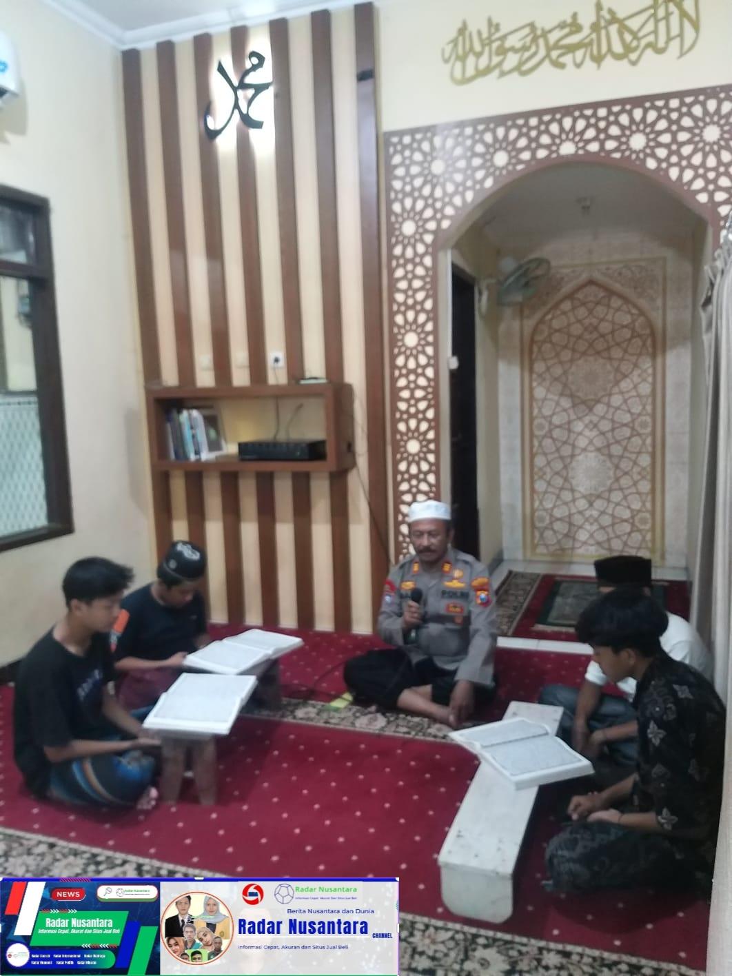 Kanit Binmas Polsek Taman Gelar Tadarus Al-Qur'an Bersama Remaja