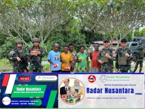 Semakin Dekat Dengan Masyarakat Perbatasan RI-PNG, Satgas Yonif 131/BRS Berikan Pelayanan Kesehatan di Kampung Wembi