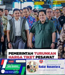 Pemerintah Turunkan Harga Tiket Pesawat Domestik Saat Libur Lebaran