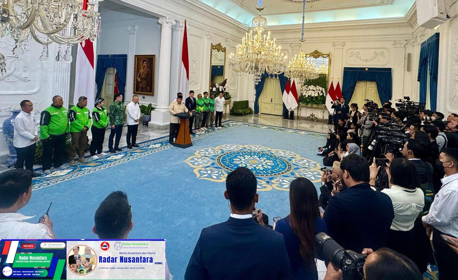 Presiden Prabowo Menegaskan, Ojol Pasti Dapat THR