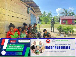 Menjaga Kesehatan Warga, Satgas Yonif 131/BRS Rutin Berikan Pelayanan Kesehatan Kepada Masyarakat Kampung Mosso Papua