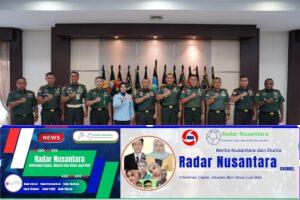 Pangdam XII/Tpr Terima Kunjungan Silaturahmi Orjen TNI