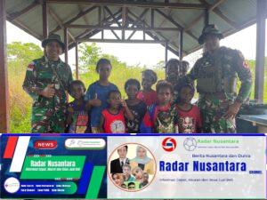 Bantu Kesulitan Masyarakat, Satgas Yonif 131/BRS Berikan Pelayanan Kesehatan di Kampung Mosso Papua