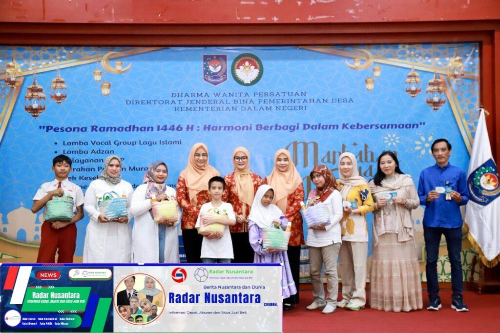 Pesona Ramadan 1446 Hijriah, DWP Ditjen Bina Pemdes Kemendagri Gelar Bazar dan Bakti Sosial