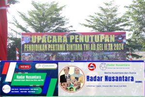 Pangdam Tanjungpura Tutup Resmi Dikmaba TNI AD Gel. II Tahun 2024 dan Lantik 381 Prajurit Bintara