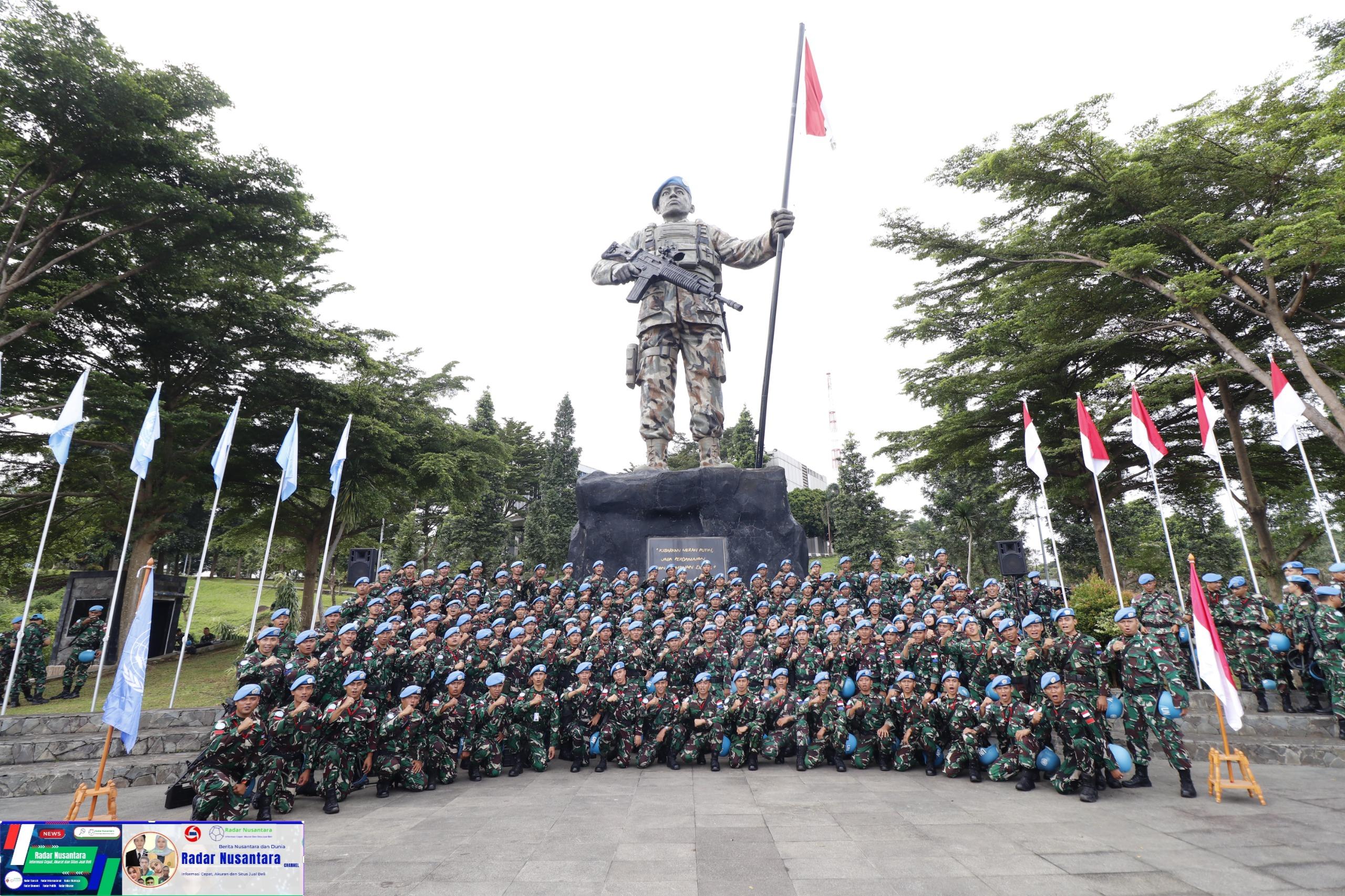 Satgas TNI Konga UNIFIL 2025 Resmi Kenakan Baret UN Kebanggaan Paecekeeper