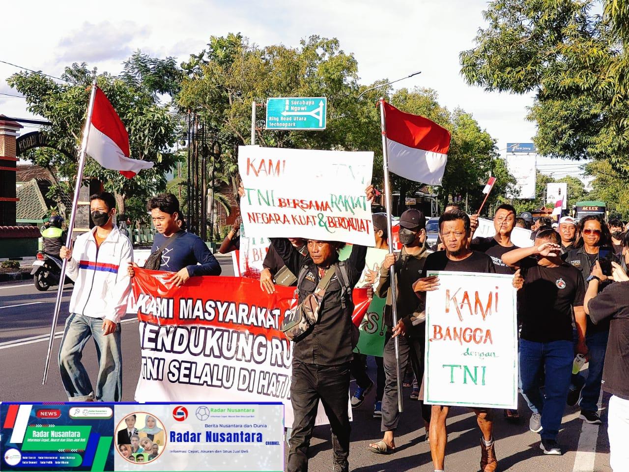 Ratusan pemuda Sragen nyatakan dukung RUU TNI