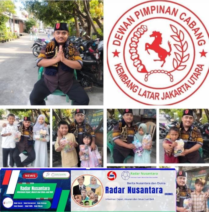 Kembang Latar DPC Jakarta Utara Berbagi Keberkahan Di Hari Raya Idul Fitri
