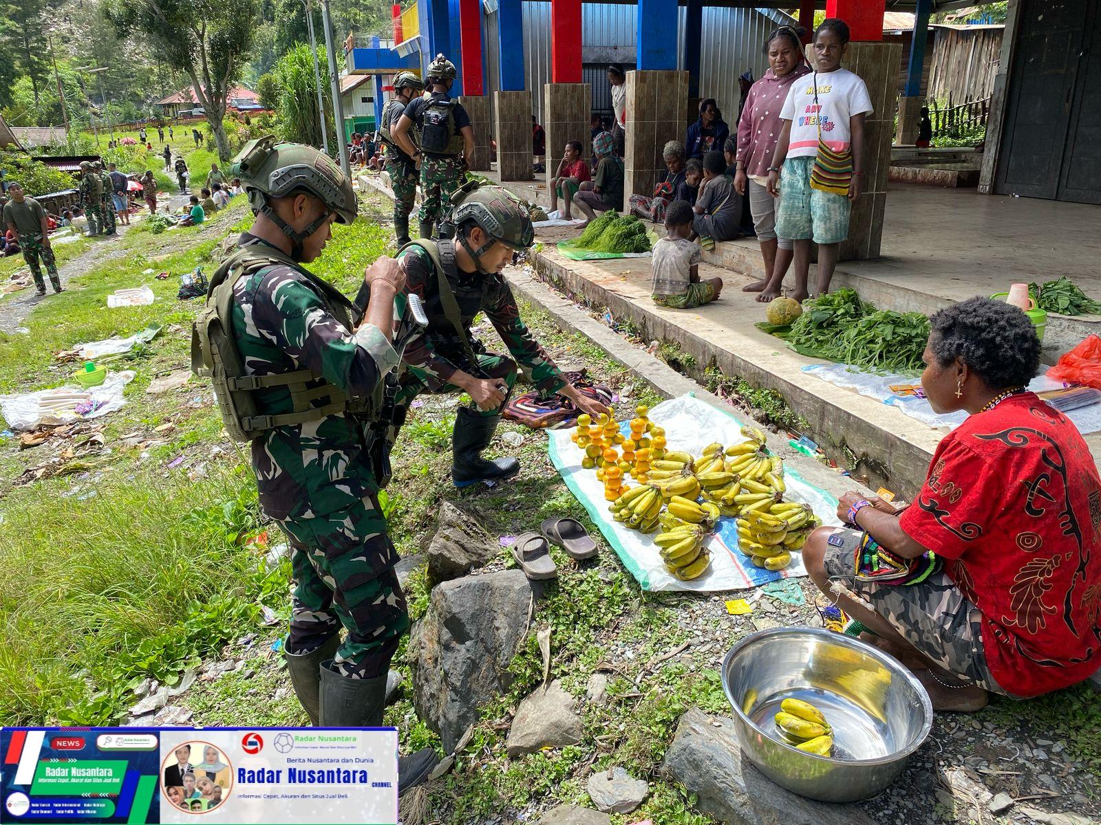 Dari Ladang ke Meja: Satgas TNI Serap Hasil Tani Warga Beoga