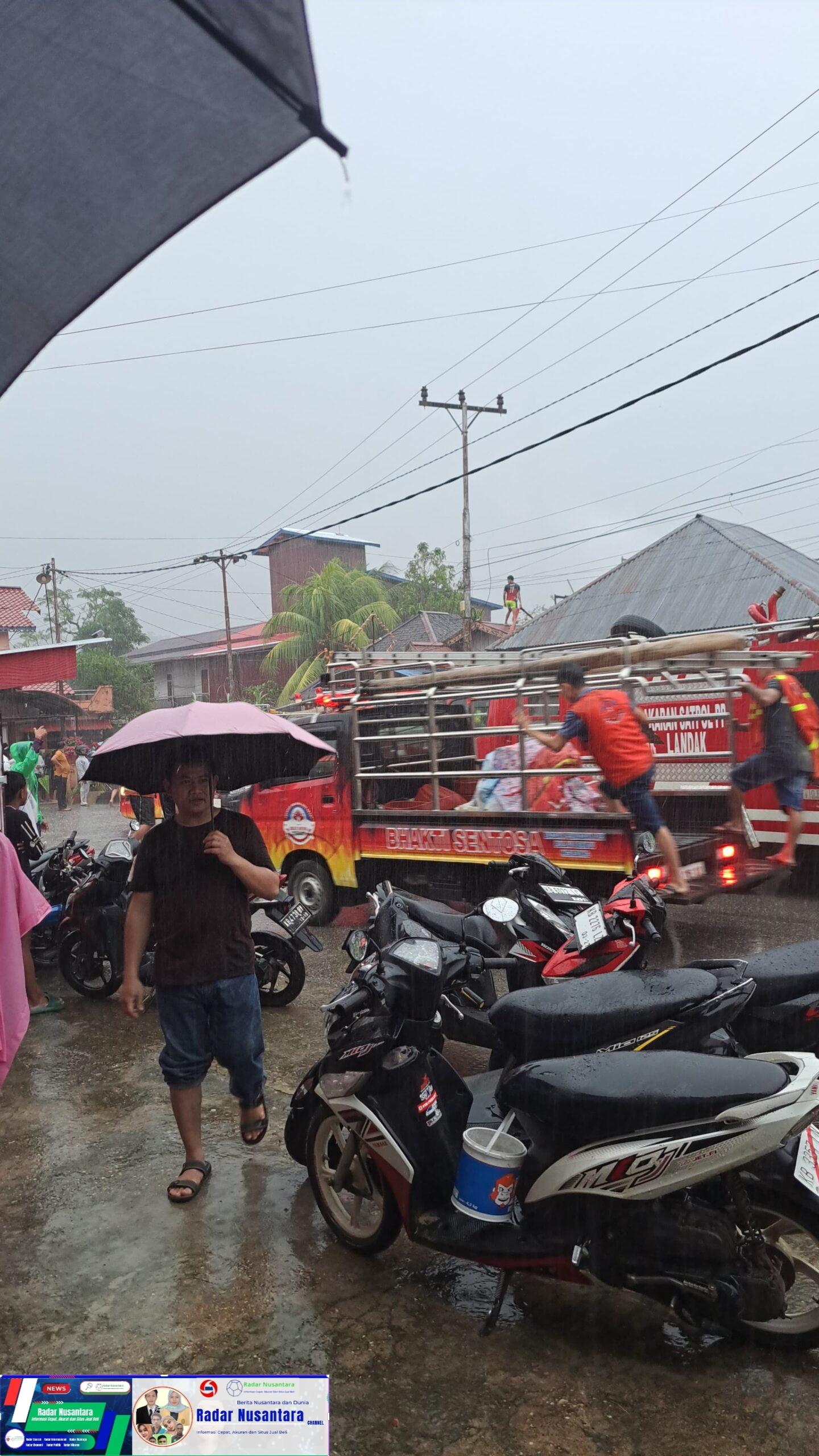 Rumah Berlantai Dua Hangus Terbakar Di Dusun Martalaya