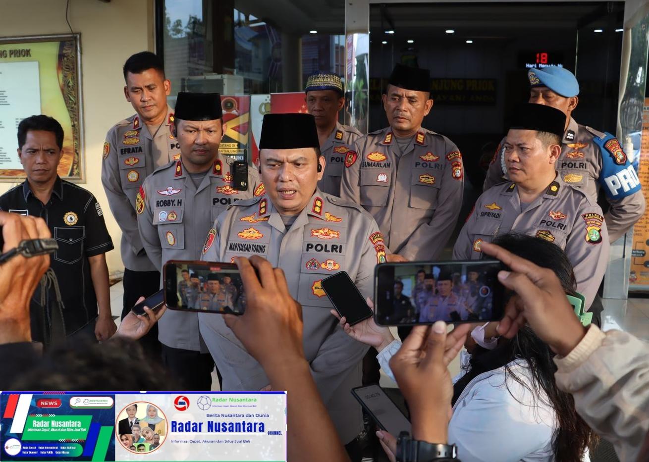 Polres Pelabuhan Tanjung Priok & TNI Gelar Patroli Rumsong, Perkantoran, Gurang, Kapal, Obvitnas Siang Malam Selama Libur Lebaran