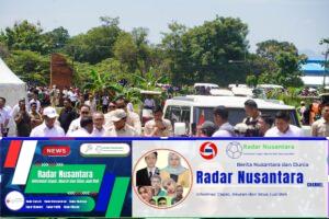 Kasad Hadiri Panen Raya oleh Presiden, Bentuk Komitmen Dukung Swasembada Pangan