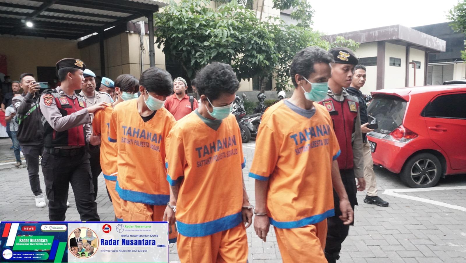 Curi Pipa Stainless di Tjiwi Kimia, Empat Tersangka Diamankan Polisi