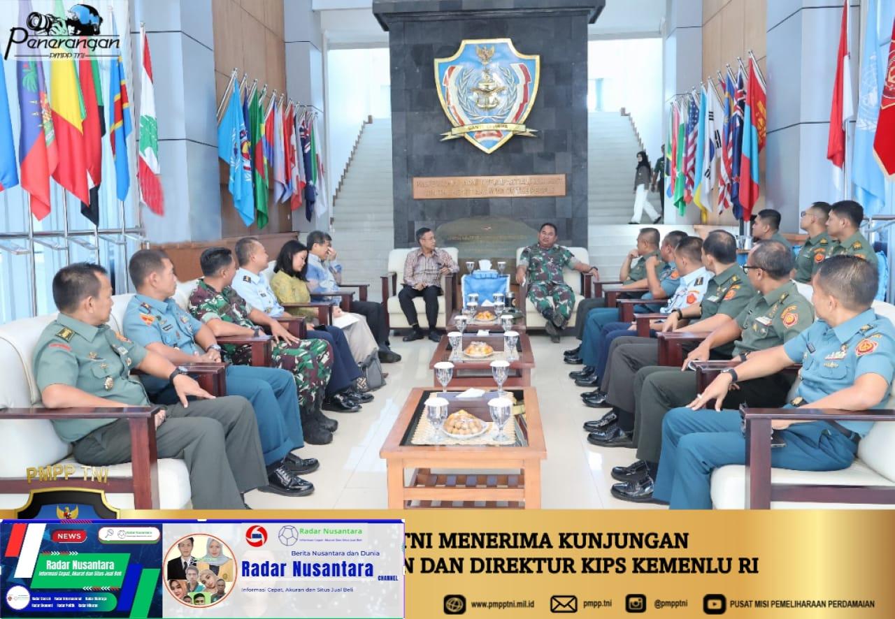 Komandan PMPP TNI Menerima Kunjungan Dubes RI Untuk Lebanon dan Direktur KIPS Kemenlu RI