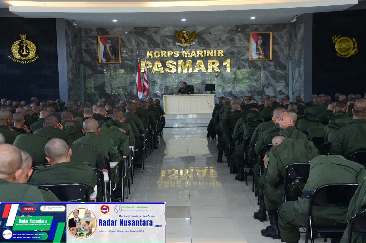 Danpasmar 1 Berikan Materi Kepemimpinan Kepada Peserta SPPI