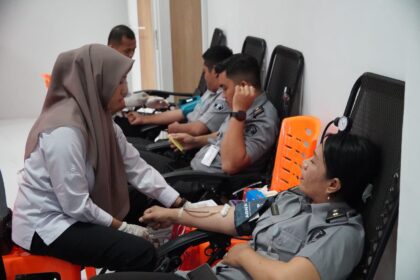 Peduli Kemanusiaan, Lapas Lubuk Pakam Adakan Donor Darah