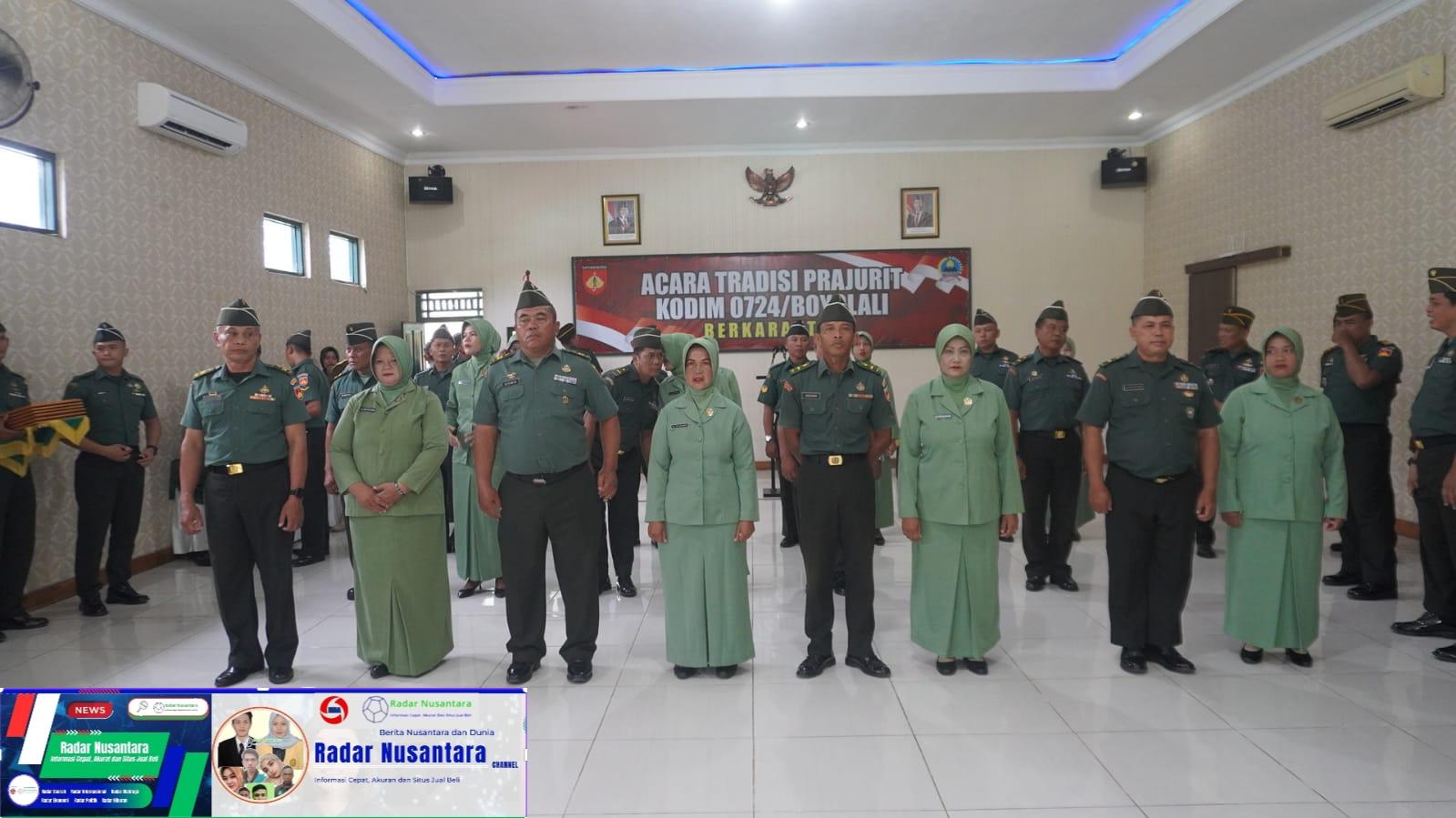 Dandim Apresiasi Prajurit Yang Melaksanakan Purna Tugas