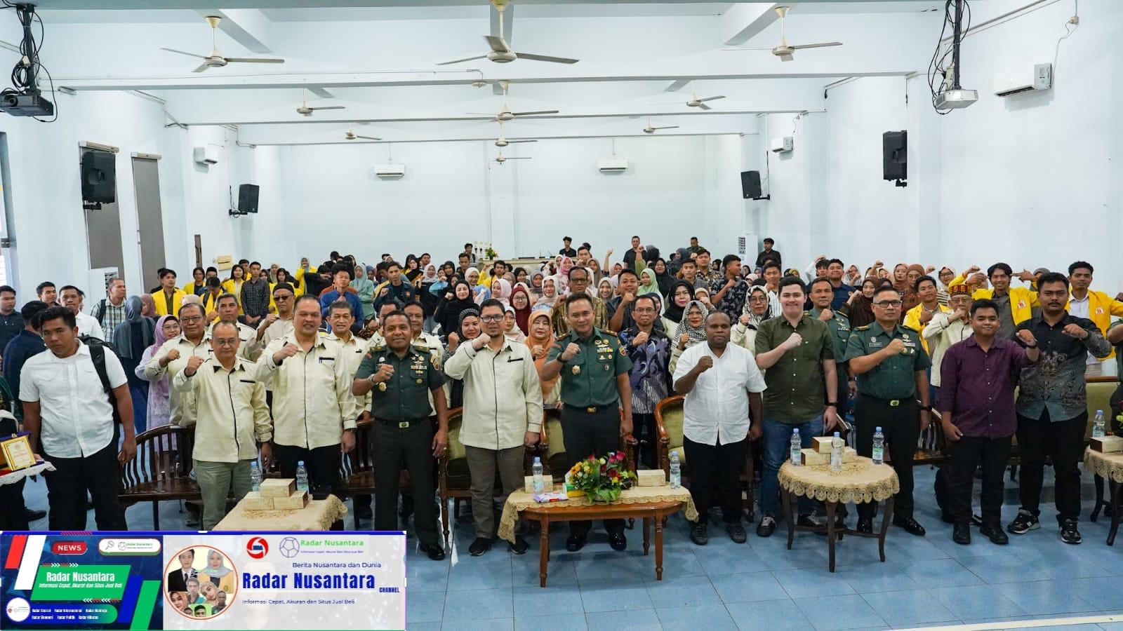 Guyub TNI - Mahasiswa Sebagai Pilar Bangsa Sudah Terjalin Sejak Lama, Waspadai Upaya Pecah Belah